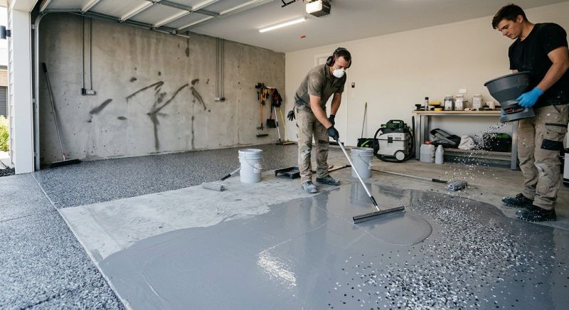 Basement Floor Epoxy Service in Winston Salem, NC
