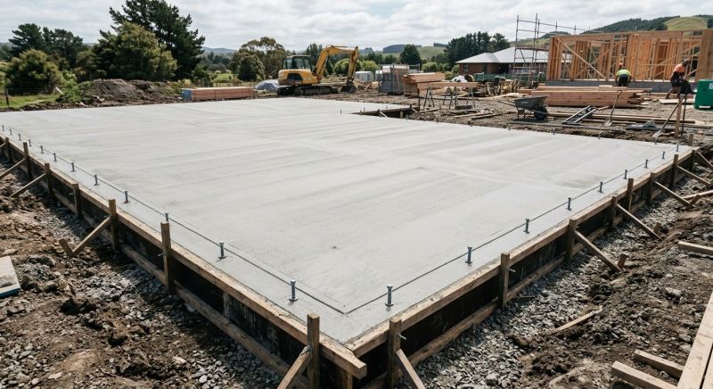 Foundation Slab Construction in Fredericksburg, VA