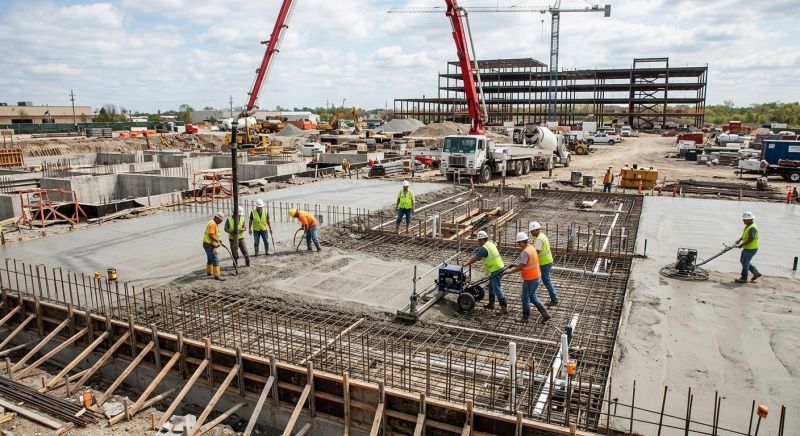 Commercial Slab Installation in Cumming, GA