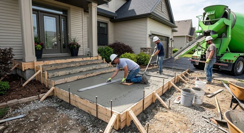 Concrete Ramp Installation in Fort Collins, CO