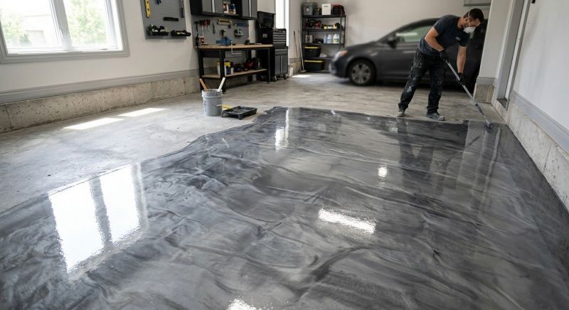 Epoxy Flooring Installation in Woodbridge, VA