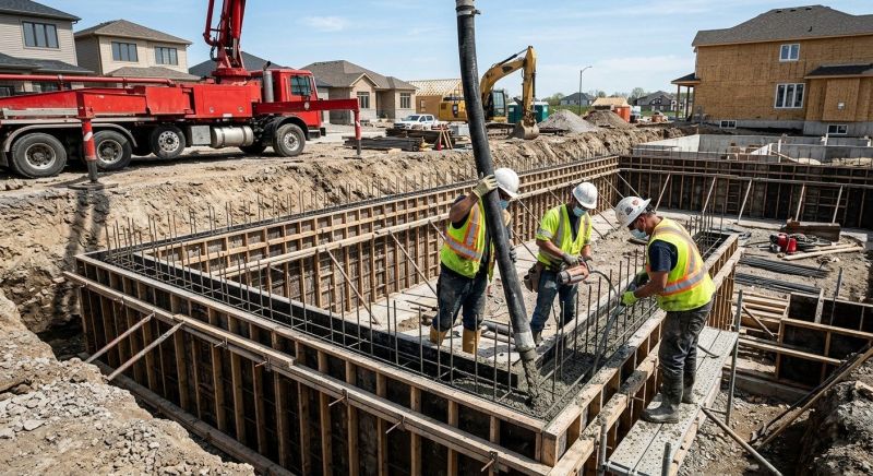 Foundation Wall Pouring in Fredericksburg, VA