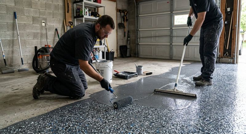 Garage Concrete Coating in Frederick, MD