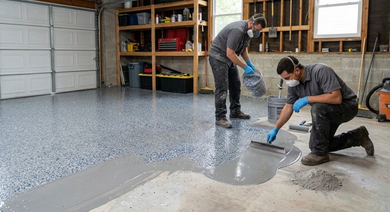 Garage Floor Resurfacing in Charlotte, NC