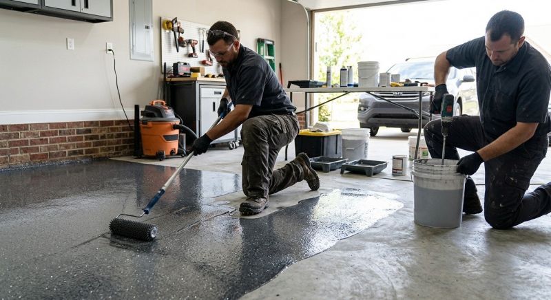 Metallic Epoxy Service in Greensboro, NC